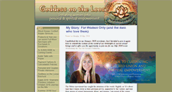 Desktop Screenshot of goddessontheloose.com